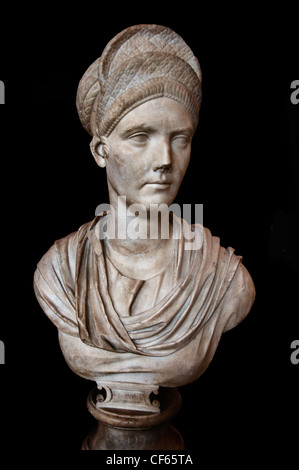 Salonina Matidia 87 - 117 AD nièce de l'empereur Trajan belle-mère de l'empereur Hadrien marbre Romain Rome Italie italienne Salonina Matidia 87 - 117 AD Banque D'Images