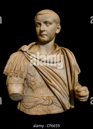 Rome l'empereur romain Gordien III 3 Marcus Antonius Gordianus Pius Banque D'Images