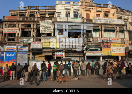 L'Inde, Delhi, Old Delhi, Chawri Bazar, scène de rue, Banque D'Images