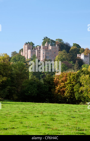 Château de Dunster, Somerset. Banque D'Images