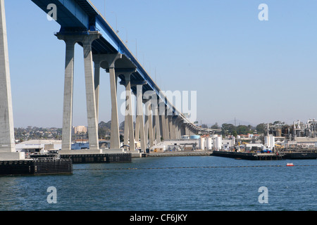 Coronado Bridge à San Diego, Californie, USA Banque D'Images