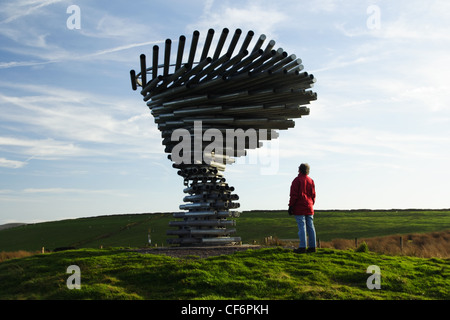 Panopticon sculpture intitulée Le chant de l'arbre de la sonnerie. Banque D'Images