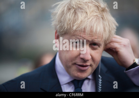 Boris Johnson, le maire de Londres, Banque D'Images