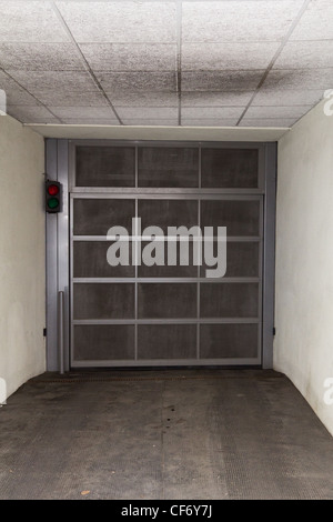 Une entrée de parking souterrain à Vienne Banque D'Images