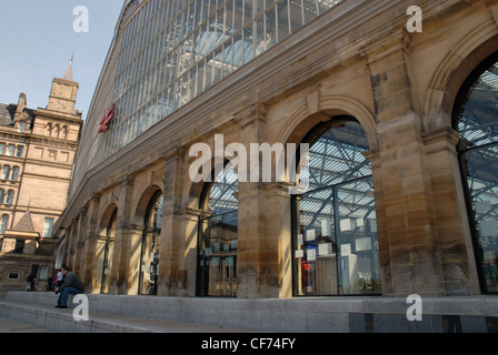 La gare de Lime Street, Liverpool, Royaume-Uni Banque D'Images