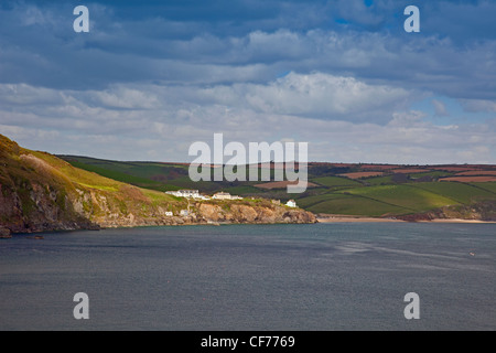 Les villages de Hallsands dans Démarrer Bay sur la manche de la côte sud du Devon, England, UK Banque D'Images