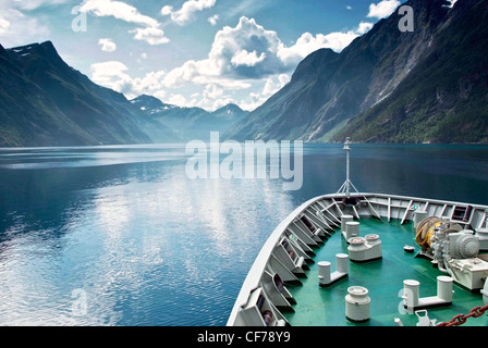 La Norvège La Norvège du Nord Trollfjord Banque D'Images