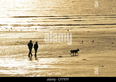 Worthing Beach Banque D'Images