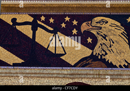 Le Corn Palace Mitchell South Dakota SD le bâtiment historique images murales photos photographie vente pour sur alamy horizontal aux USA US haute résolution Banque D'Images