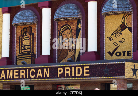 Le bâtiment historique Corn Palace Mitchell South Dakota SD images photos gros plan à vendre sur alamy horizontal aux États-Unis US haute résolution Banque D'Images