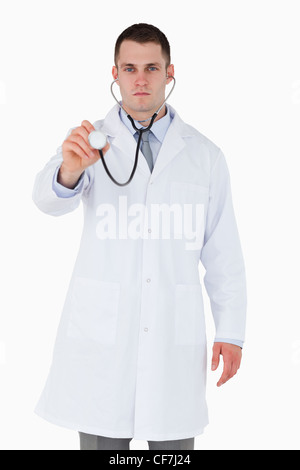 Doctor with stethoscope Banque D'Images