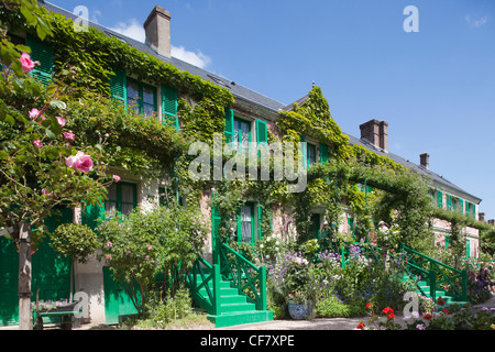 Europe, France, Normandie, Giverny, Claude Monet, Monet, Monet's House, le jardin de Monet, les artistes impressionnistes français,, tourisme, T Banque D'Images