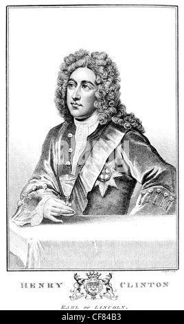 Henry Fiennes Pelham-Clinton Comte de Lincoln 1750 1778 Homme politique britannique le député conservateur Aldborough Banque D'Images