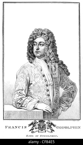 Francis Godolphin 2e comte de Godolphin PC 1678 1766 Homme politique britannique Vicomte Rialton Banque D'Images