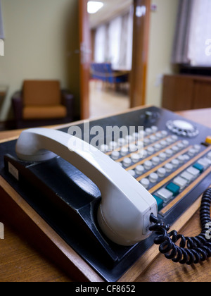 Détails de l'original office de premier secrétaire à Mielke STASI ou l'état du siège de la police secrète maintenant Museum à Berlin Banque D'Images