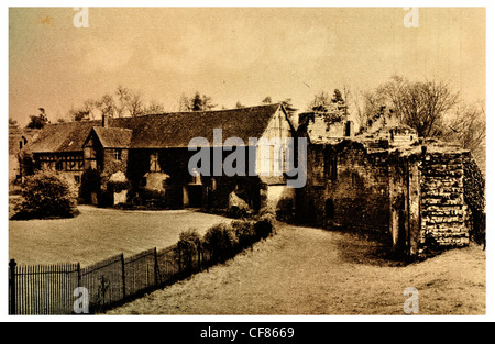 Écuries du Château de Kenilworth Warwickshire Angleterre stable Tudor Tudor Norman palais royal West Midlands angleterre Europe UK Banque D'Images