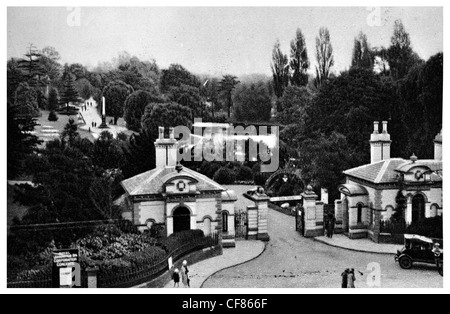 Le jardin Jardins Jephson Leamington Spa Warwickshire attraction touristique affichage floral West Midlands England UK Banque D'Images