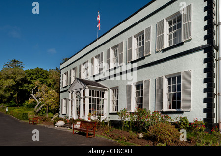 Staint Helena Plantation House accueil au Gouverneur de l'île de Sainte-Hélène dans l'Atlantique Sud Banque D'Images