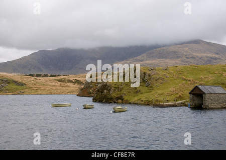 LLyn y Dywarchen Snowdonia dans Banque D'Images