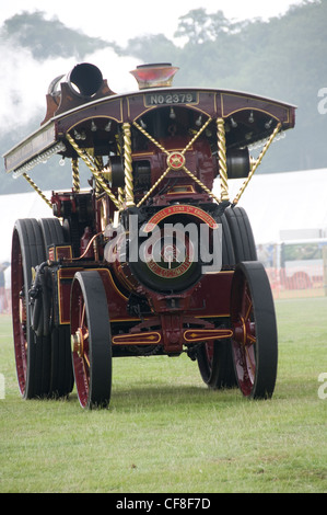 Les moteurs de traction vintage célébrer le pouvoir de l'ingénierie britannique à un rassemblement sur la vapeur de New York en juillet 04,2010 Banque D'Images