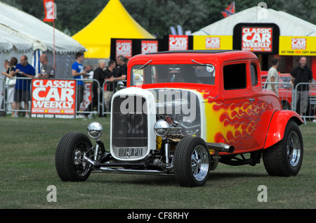 Classic Car Show, Hot Rod, Hayes, Kent, Royaume-Uni. Banque D'Images