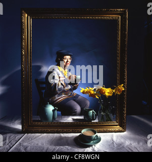 Portrait de l'actrice anglaise Dame Thora Hird Banque D'Images