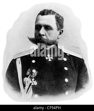 Paul von Rennenkampf (ou Pavel Karlovich Rennenkampf) (Russe : Павел Карлович фон Ренненкампф) (17 avril 1854 - 1 avril 1918) Banque D'Images