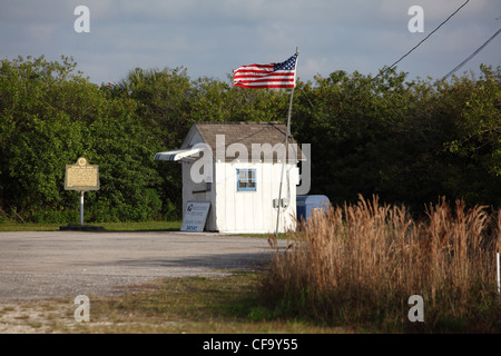 Bureau de poste de Ochopee, considéré comme le plus petit bureau de poste dans les États-Unis, Floride, Ochopee Banque D'Images