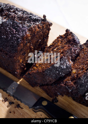 Les recettes traditionnelles de Yorkshire Yorkshire Dales Cake Ingrédients : beurre g, g, g, sucre peler g groseilles, oeufs, bien Banque D'Images