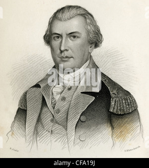 1860 gravure de Nathanael Greene. Banque D'Images