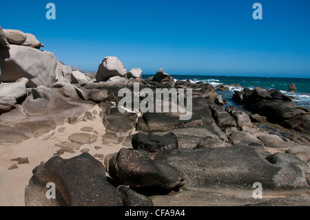 Cabo pulmo, national marine park, Basse Californie, Mexique, paysage, rochers, mer, nature Banque D'Images