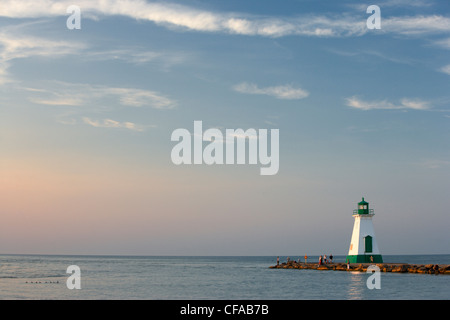 Le port de Port Dalhousie - St. Catharines, Ontario, Canada. Banque D'Images