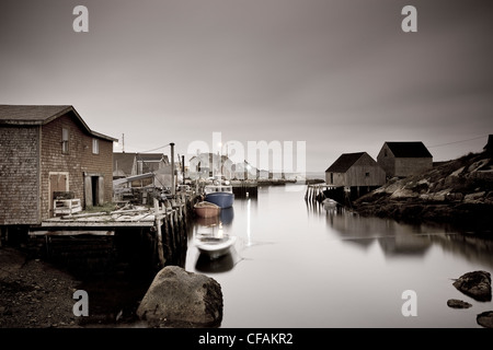 Peggy's Cove, en Nouvelle-Écosse, Canada. Banque D'Images