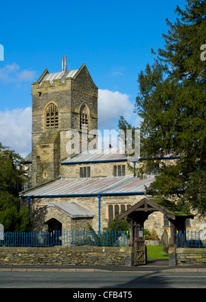 L'église St Martin, Bowness, près de Lake Windermere, Parc National de Lake District, Cumbria, Angleterre, Royaume-Uni Banque D'Images