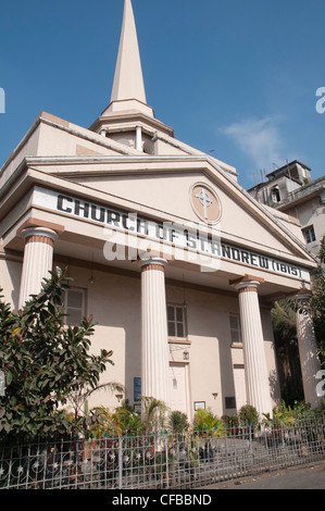 Église de Saint André dans le district de Fort, Mumbai Banque D'Images