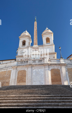 L'église de la Santissima Trinita dei Monti, Rome, Italie Banque D'Images