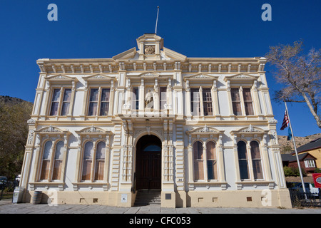 USA, United States, l'Amérique, du Nevada, de l'ancien palais de ville, Virginie, l'attraction, de la construction, de l'or du Klondike, historique, de la justice, le droit, mel Banque D'Images