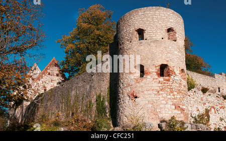 Parc Naturel Altmühltal, Origami, château, jardin, jardin du château, dark age, Moyen-Âge, l'Allemagne, l'histoire, l'Pappenh Banque D'Images