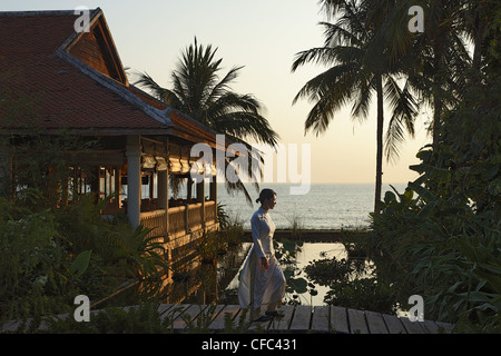 Hôtel Evason Ana Mandara, Nha Trang, Khanh Ha, Vietnam Banque D'Images