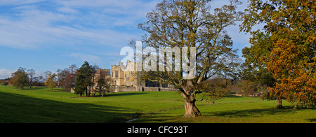 Panorama, Raby Castle, comté de Durham, Angleterre Banque D'Images