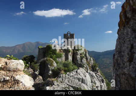 Citadelle de Gaucin, Andalousie, Espagne Banque D'Images