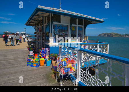 LLandudno, Pier, Great Orme, nord du Pays de Galles, Royaume-Uni Banque D'Images