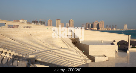 Katara cultural village en amphithéâtre, Doha Qatar Banque D'Images