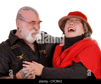 Couple embracing Banque D'Images