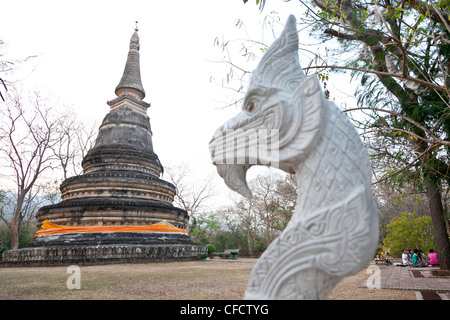 Wat Umong, temple bouddhiste du 14ème siècle, Chiang Mai, Thaïlande, Asie Banque D'Images