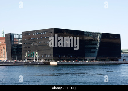 Le Black Diamond à Copenhague Banque D'Images