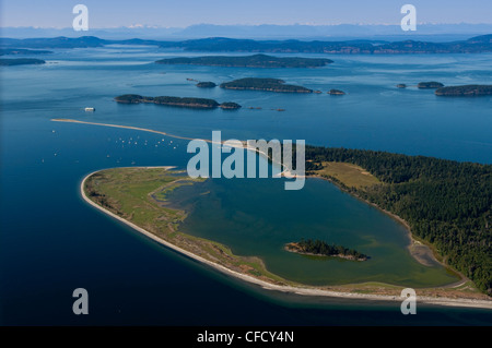 Sidney Spit, Gulf Island National Park, Victoria, Colombie-Britannique, Canada Banque D'Images