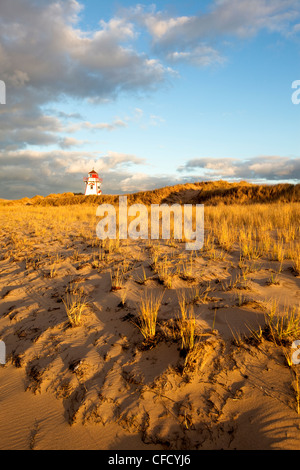 Phare Covehead, Prince Edward Island National Park, Prince Edward Island, Canada Banque D'Images