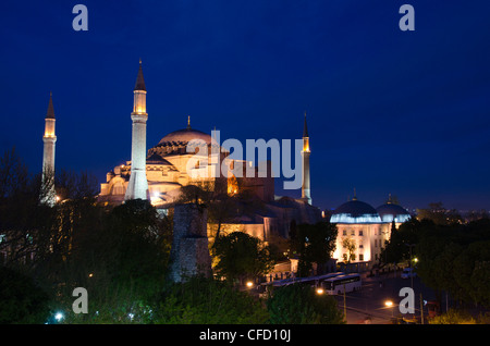 Sainte-sophie, également connu sous le nom de l'Aya Sofia, Istanbul, Turquie Banque D'Images