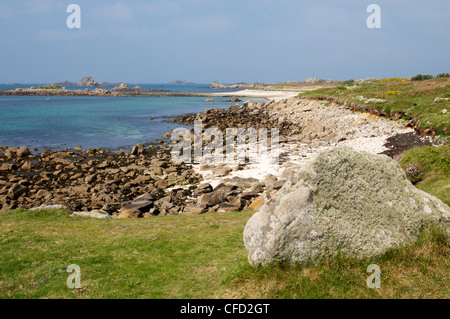 Côte ouest, Bryher, Îles Scilly, Royaume-Uni, Europe Banque D'Images